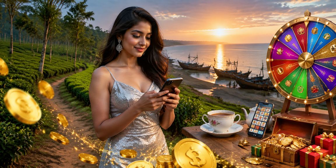 কক্সবাজারের চা বাগানে লাকি ড্র ইভেন্টে অংশ নিচ্ছেন স্থানীয় বাসিন্দারা