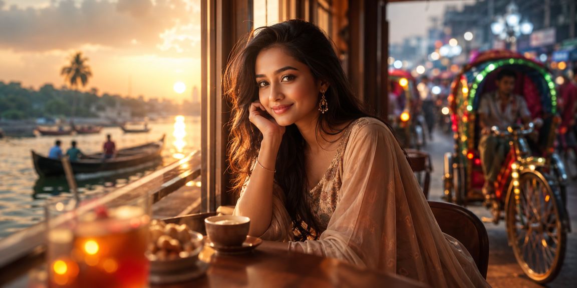 ঢাকায় মোবাইলে পেমেন্ট করছেন রিকশার পাশে একজন বাংলাদেশি ব্যবহারকারী